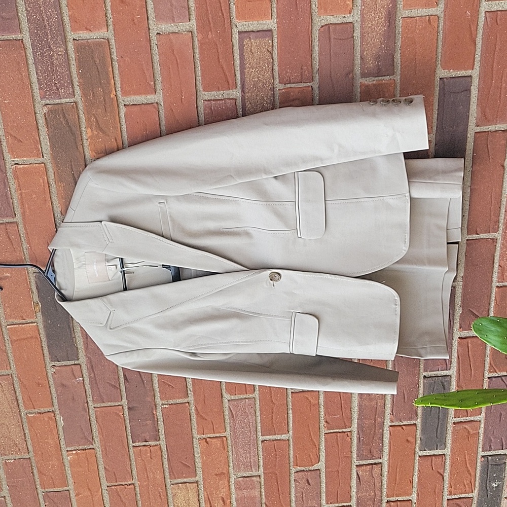 Banana Republic Beige Skirt Suit Set